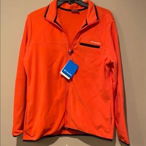 Columbia Pink/Red Fleece sweater